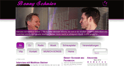 Desktop Screenshot of bennyschnier.de